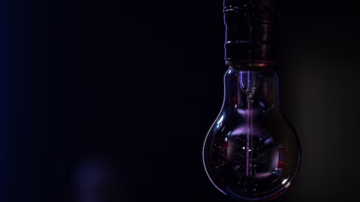 A light bulb turned off